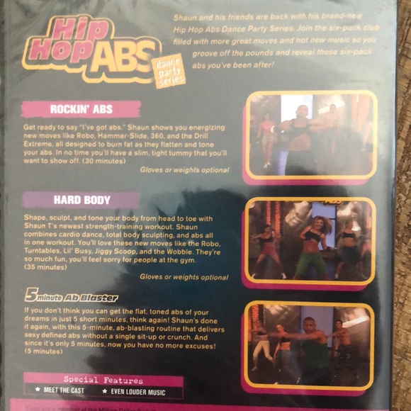 Unopened - Original Hip Hop Abs (Dance Party Series) by Beachbody - Picture 2 of 2